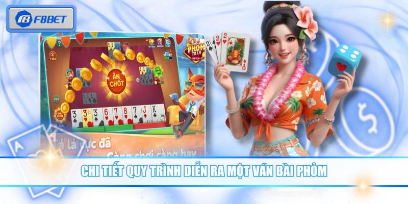 Phỏm Online - Tựa Game Giải Trí Hay Với Thưởng Cực Khủng 3 Chi tiết quy trình diễn ra một ván bài Phỏm