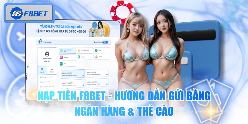 Nạp Tiền F8BET - Hướng Dẫn Gửi Bằng Ngân Hàng & Thẻ Cào 1 Nạp Tiền F8BET - Hướng Dẫn Gửi Bằng Ngân Hàng & Thẻ Cào